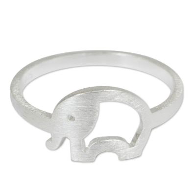 Thai Artisan Crafted Sterling Silver Band Ring