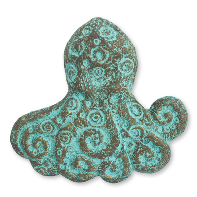Octopus Recycled Paper Wall Sculpture from Thailand