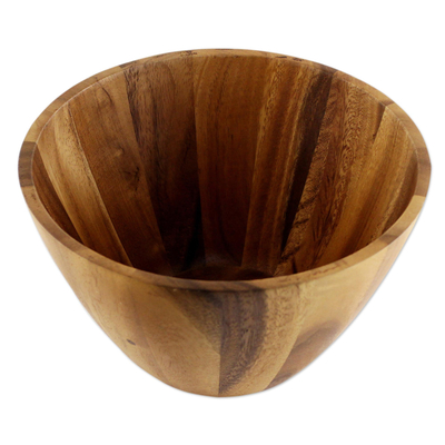 handcrafted salad bowl