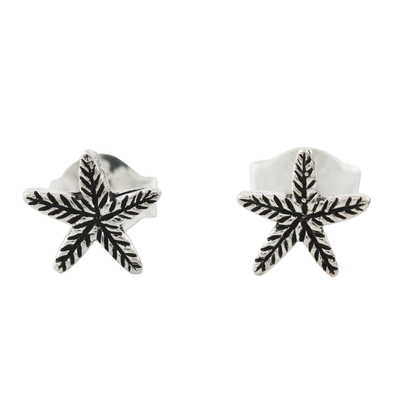 Sterling Silver Starfish Stud Earrings from Thailand
