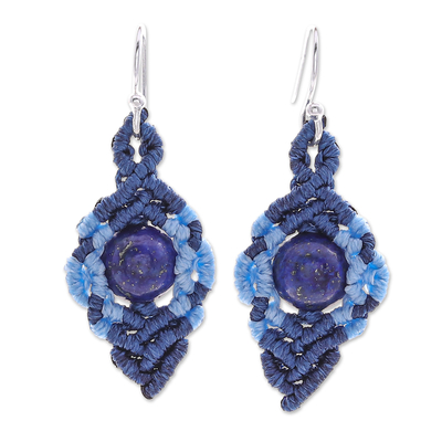 Artisan Crafted Lapis Lazuli Earrings